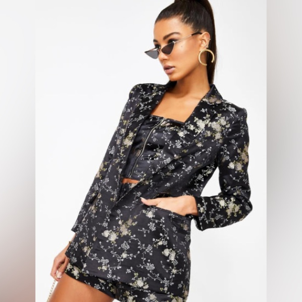 Like New Lioness Bohemian Rhapsody Satin Blazer